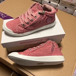 Blowfish youth ash rose washed canvas sneaker